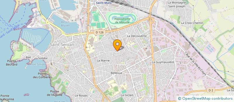 localisation de l'entreprise SAS AMRI à SAINT-MALO