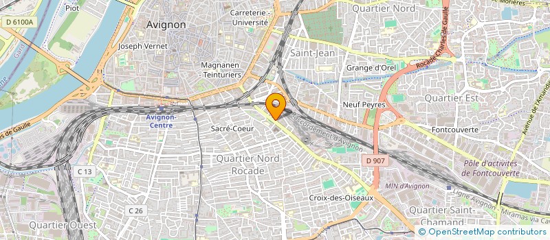 localisation de l'entreprise SAS AMS CONSEIL à AVIGNON