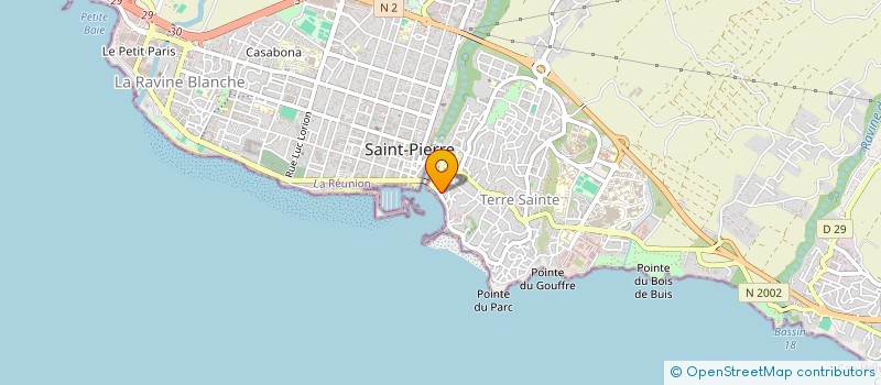 localisation de l'entreprise SAS ANCRE TERRE ET MER  SAINT-PIERRE