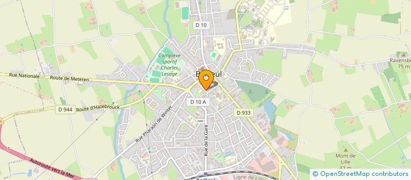 localisation de l'entreprise SAS ANDRE DESMIS TRAITEUR à BAILLEUL