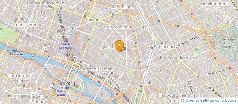 localisation de l'entreprise SAS ANDRE STEVENS  PARIS