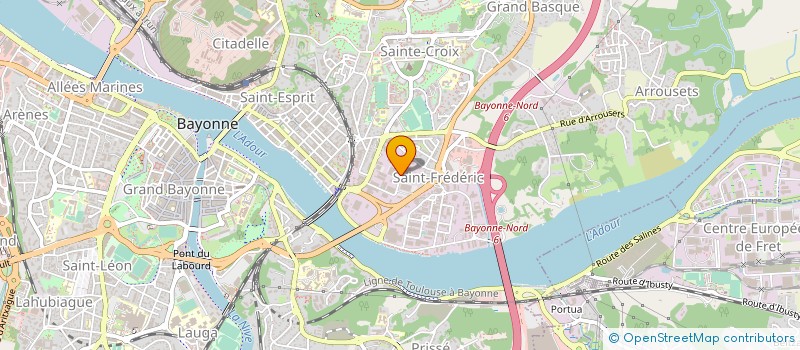 localisation de l'entreprise SAS ANDRIEU à BAYONNE