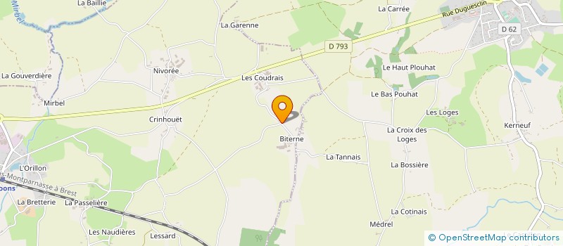 localisation de l'entreprise SAS ANDROMEDE  BROONS