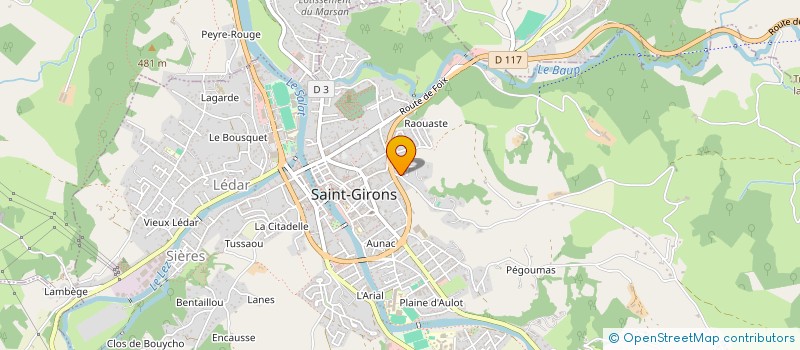 localisation de l'entreprise SAS ANEL ARCHITECTES à SAINT-GIRONS