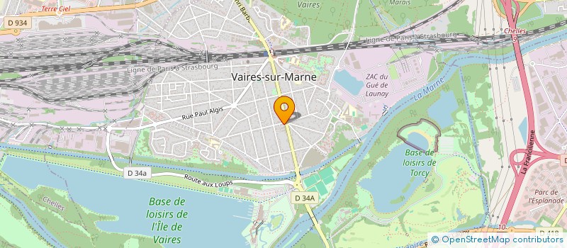 localisation de l'entreprise SAS ANF SERVICES  VAIRES-SUR-MARNE
