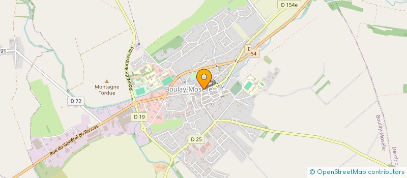 localisation de l'entreprise SAS ANGE ET DELICES II  BOULAY-MOSELLE