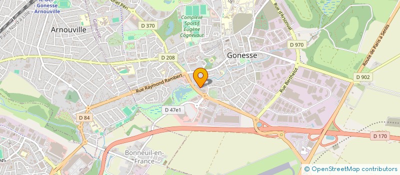 localisation de l'entreprise SAS ANGELEINA à GONESSE