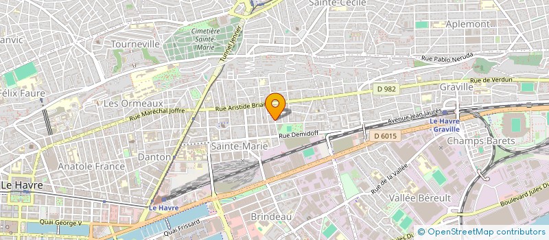 localisation de l'entreprise SAS ANGERVILLE L'ORCHER à LE HAVRE