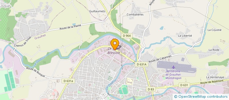 localisation de l'entreprise SAS ANGLADE à GRAULHET