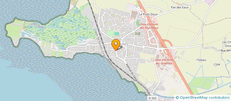 localisation de l'entreprise SAS ANGOULINS TERRE ET MER  ANGOULINS