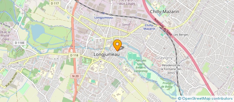 localisation de l'entreprise SAS ANIA à LONGJUMEAU