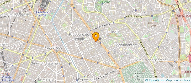 localisation de l'entreprise SAS ANNE DE VILLEPOIX  PARIS