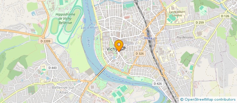 localisation de l'entreprise SAS ANNEPIERRE à VICHY