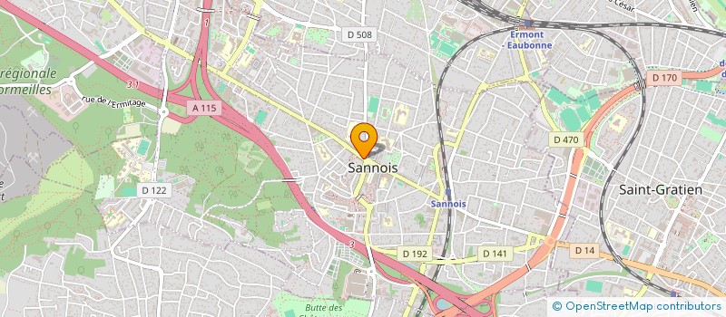 localisation de l'entreprise SAS ANNIE-MARIE à SANNOIS