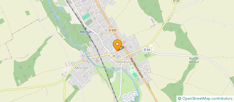 localisation de l'entreprise SAS ANRJ GALISSON  MOREUIL