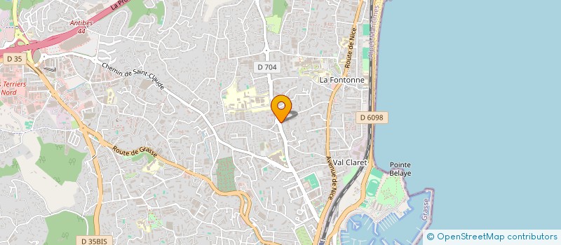 localisation de l'entreprise SAS ANTIBES BABY GYM  ANTIBES