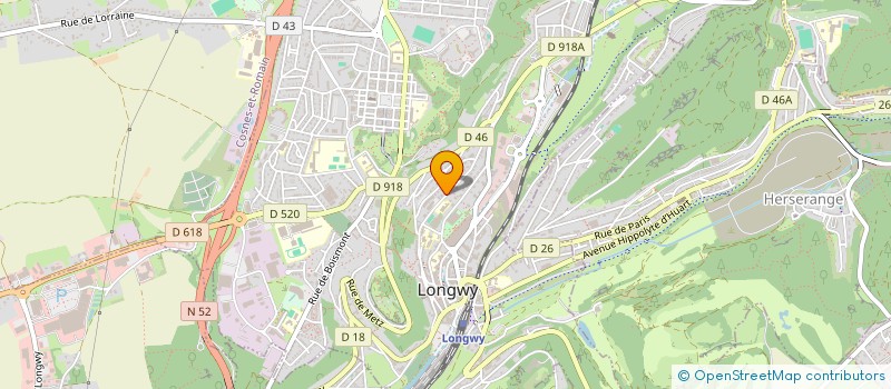 localisation de l'entreprise SAS ANTIQUITES LA CROUEE à LONGWY