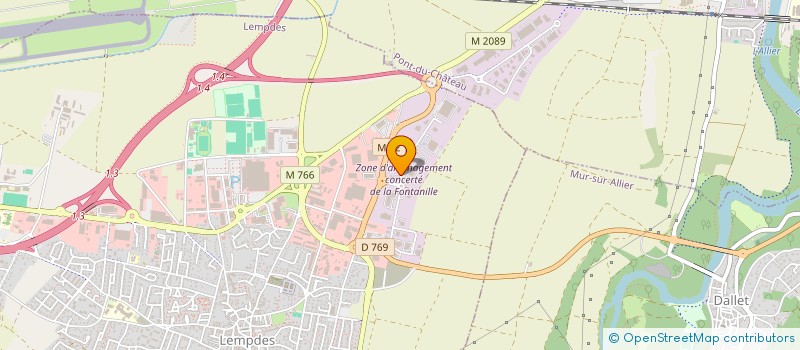 localisation de l'entreprise SAS ANZEN  LEMPDES