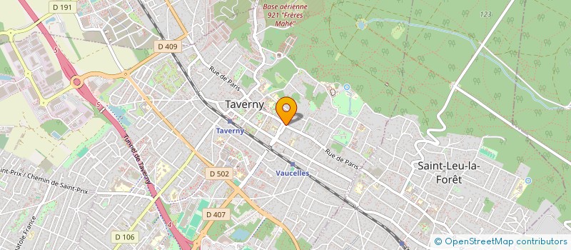 localisation de l'entreprise SAS APA  TAVERNY