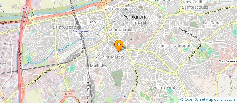 localisation de l'entreprise SAS APA à PERPIGNAN