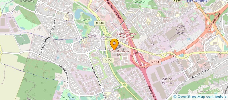 localisation de l'entreprise SAS APACHE à LISSES
