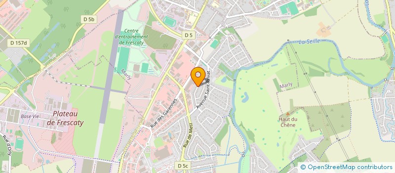 localisation de l'entreprise SAS APG  MARLY