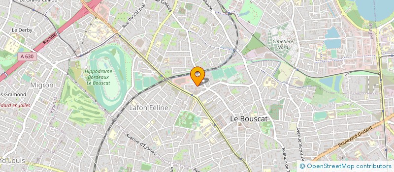 localisation de l'entreprise SAS APHELIE à LE BOUSCAT