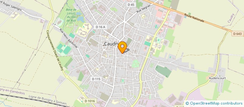 localisation de l'entreprise SAS APROFIM  CAUDRY