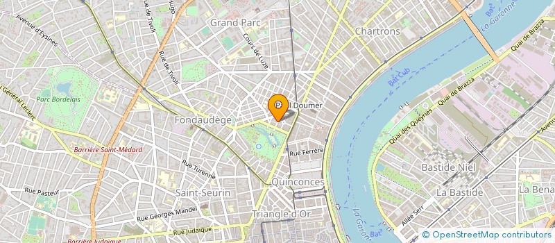 localisation de l'entreprise SAS APSG à BORDEAUX