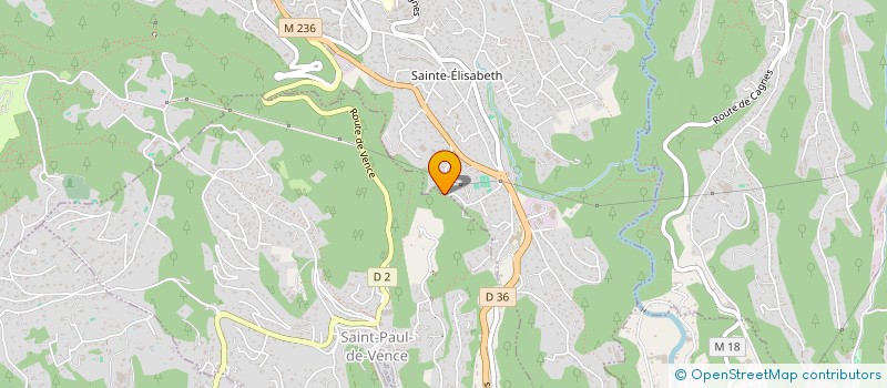 localisation de l'entreprise SAS APSV MACONNERIE RENOVATION à VENCE
