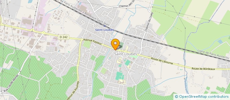 localisation de l'entreprise SAS AQU'INVEST 3 à SAINT-LOUBES