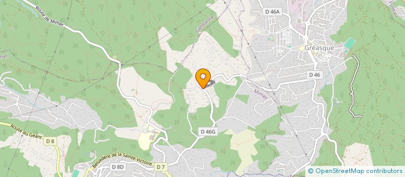 localisation de l'entreprise SAS AQUA SERVICE 13  MIMET