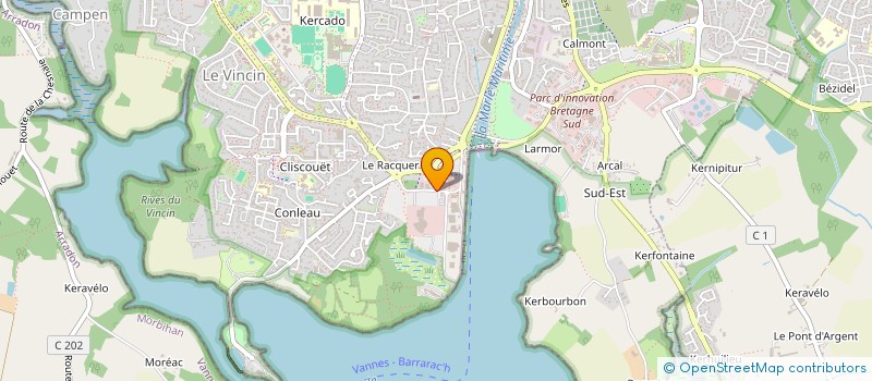 localisation de l'entreprise SAS AQUAGESTION à VANNES