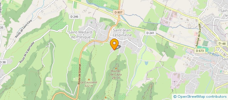 localisation de l'entreprise SAS AQUAZONE 46  MONTCUQ-EN-QUERCY-BLANC