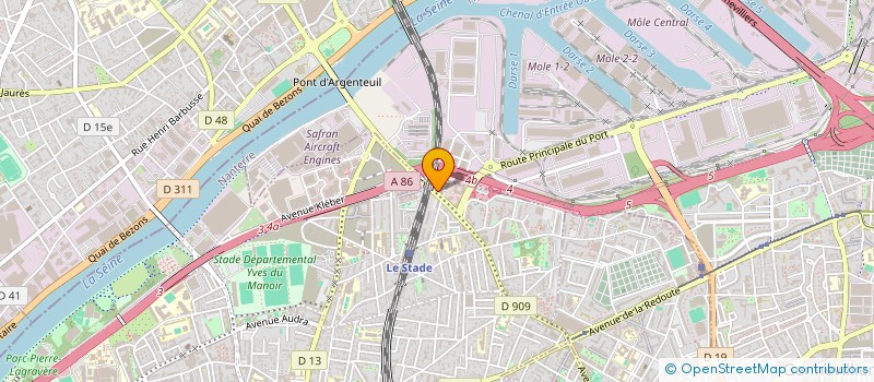 localisation de l'entreprise SAS AR à COLOMBES
