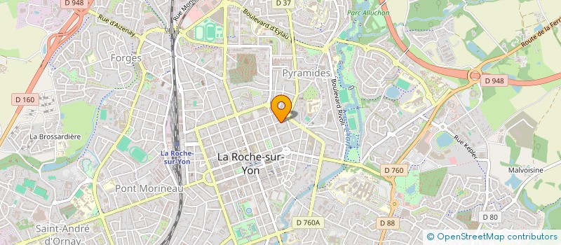 localisation de l'entreprise SAS ARABUCKI à LA ROCHE-SUR-YON