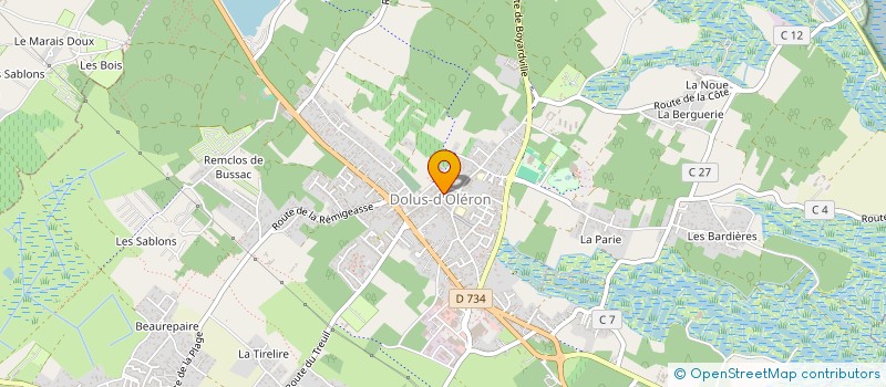 localisation de l'entreprise SAS ARAKA IMPORT EXPORT à DOLUS D'OLERON