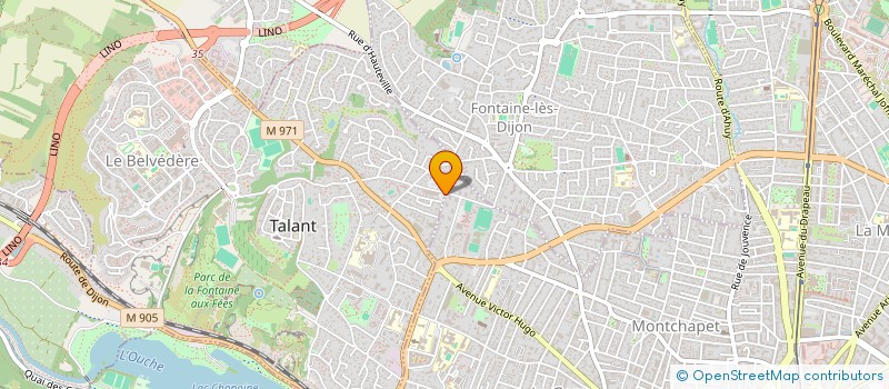 localisation de l'entreprise SAS ARANDES à TALANT