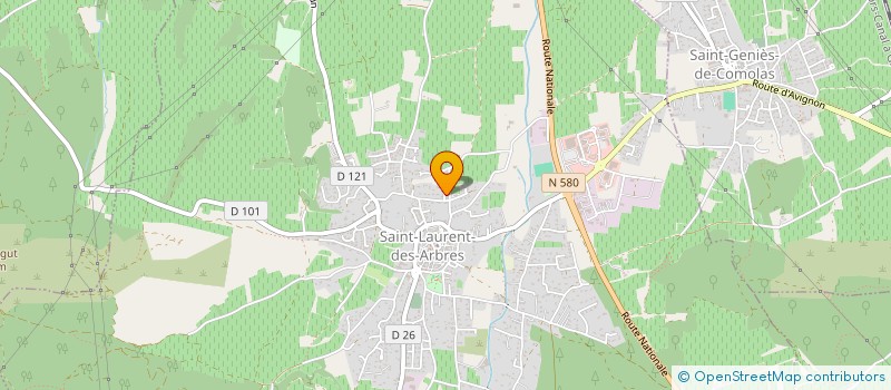 localisation de l'entreprise SAS ARAPE  COMPS