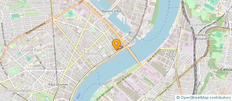 localisation de l'entreprise SAS ARCHIMMO à BORDEAUX