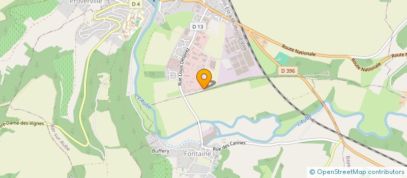 localisation de l'entreprise SAS ARES AMBULANCES  BAR-SUR-AUBE