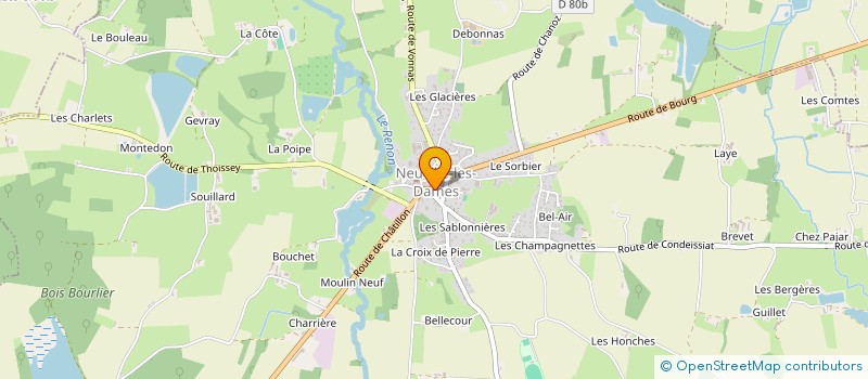 localisation de l'entreprise SAS ARMAND à CHANOZ-CHATENAY