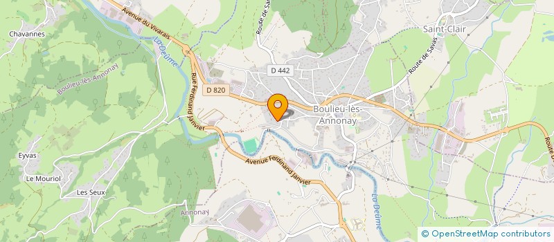 localisation de l'entreprise SAS ARPIN à BOULIEU-LES-ANNONAY