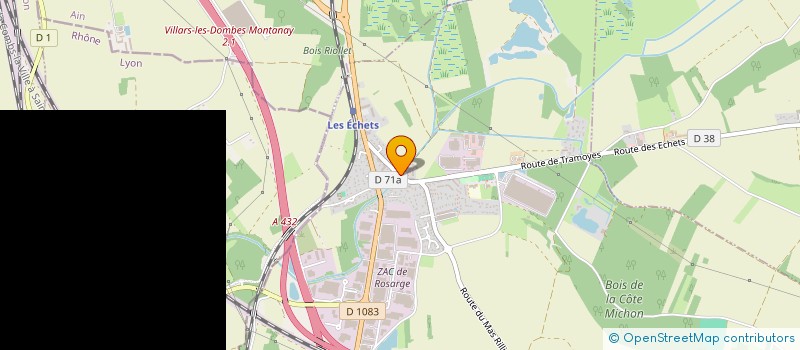 localisation de l'entreprise SAS ARQUEDIS à MIRIBEL