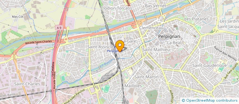 localisation de l'entreprise SAS ARRIMAGE  PERPIGNAN