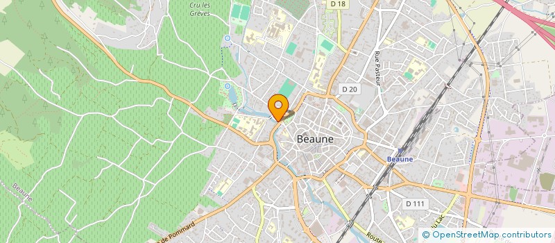 localisation de l'entreprise SAS ARTGLASSES à BEAUNE