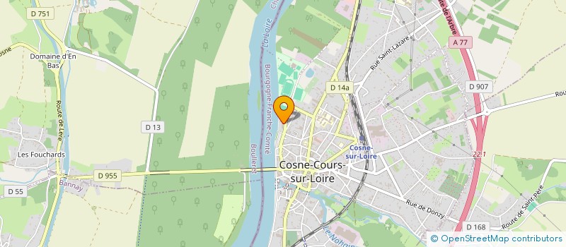 localisation de l'entreprise SAS ARTIS'ENLOIRE à COSNE-COURS-SUR-LOIRE