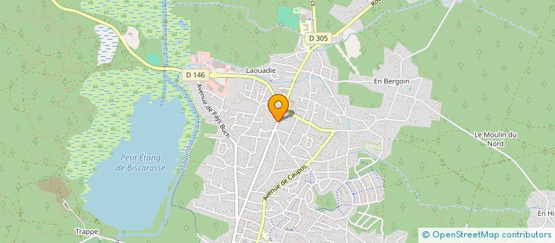 localisation de l'entreprise SAS ARTUS BRUNET ISABELLE  BISCARROSSE