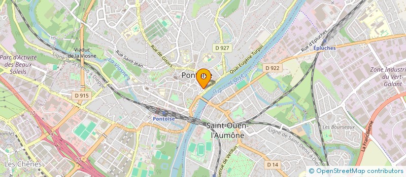 localisation de l'entreprise SAS AS IMMO  PONTOISE