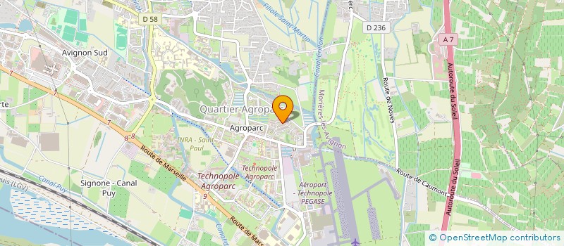 localisation de l'entreprise SAS ASAP OUTDOOR  AVIGNON